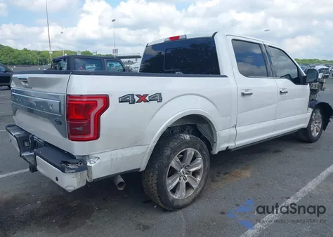 2016 Ford F-150 Platinum from USA, damaged, VIN 1FTEW1EF2GFA27540